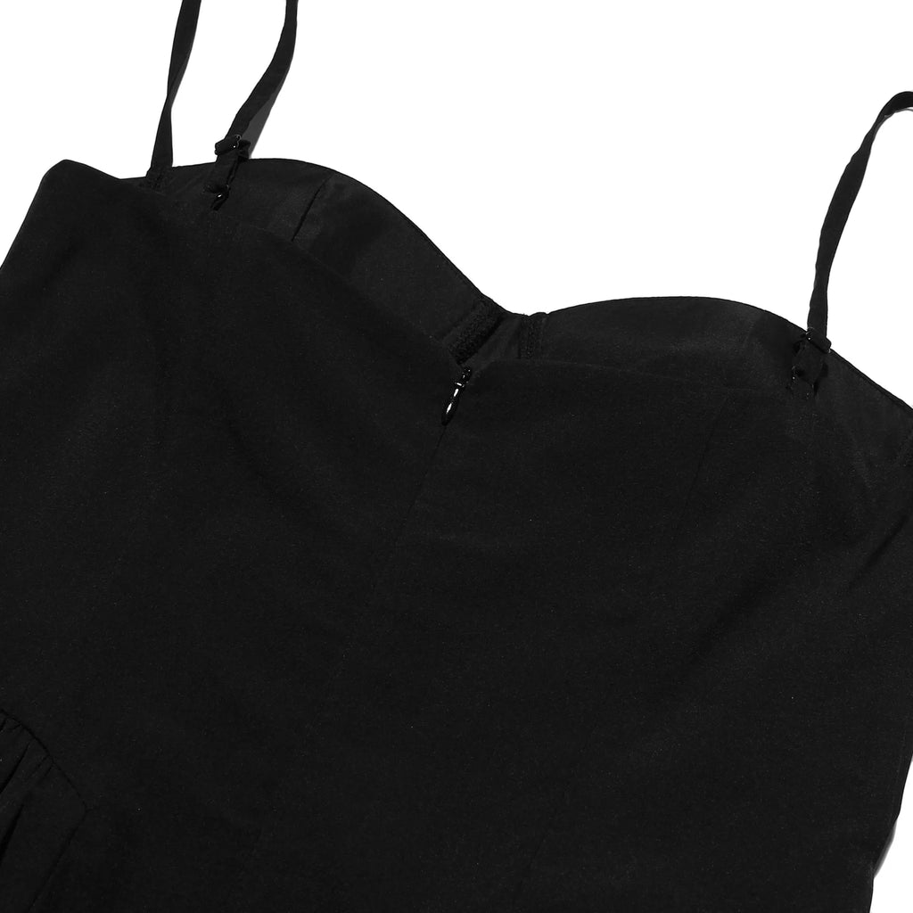 Suninheart Spaghetti sangle robes de soirée d'été 2025 nouveautés Fit et Flare robe mi-longue élégante robe de Date de nuit rouge