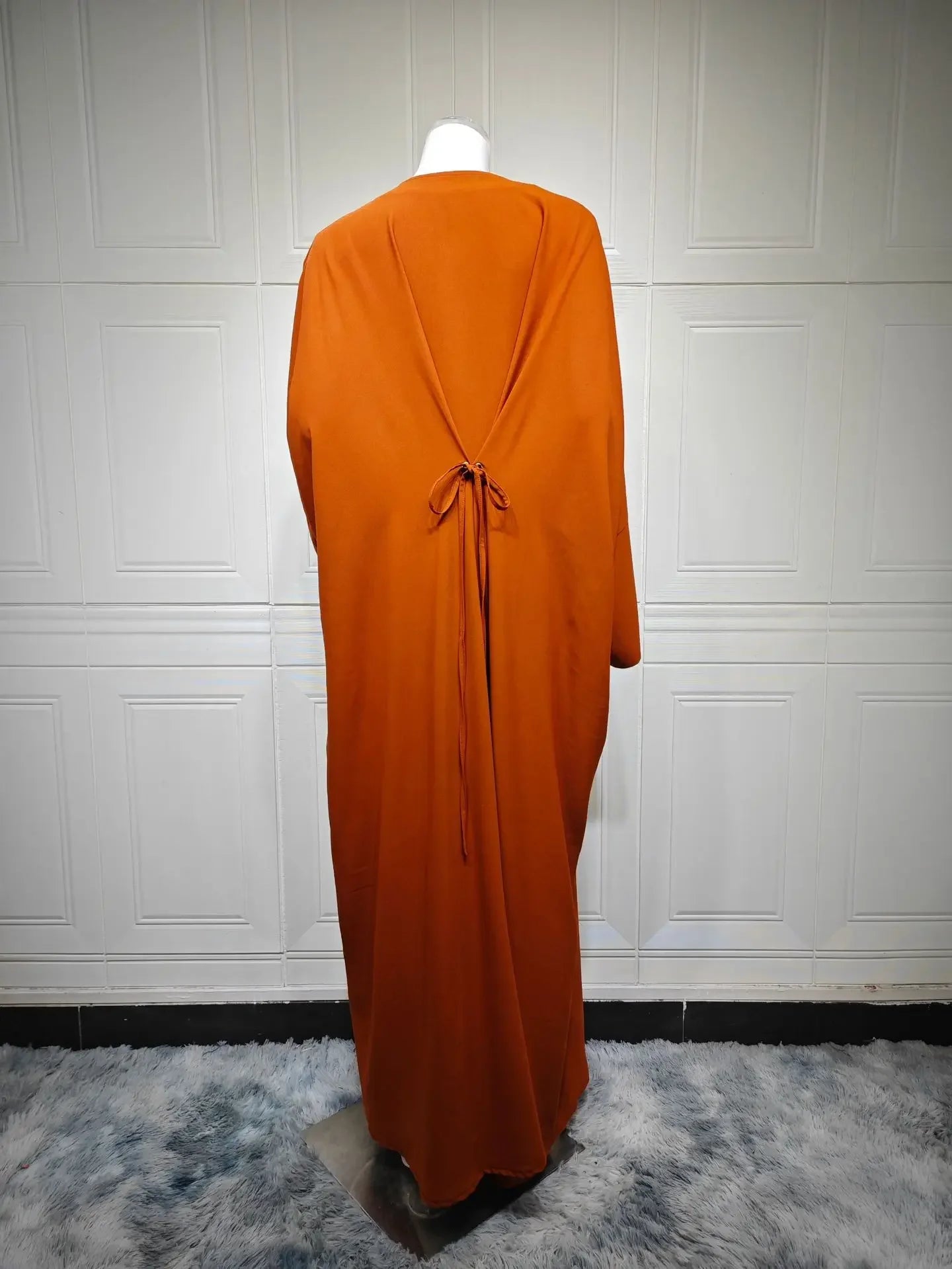 Abaya musulmane Eid pour femmes, cardigan à lacets, robes caftan solides, robe Jalabiya Ramadan, abayas ouvertes de Dubaï, robe éducative, 2025