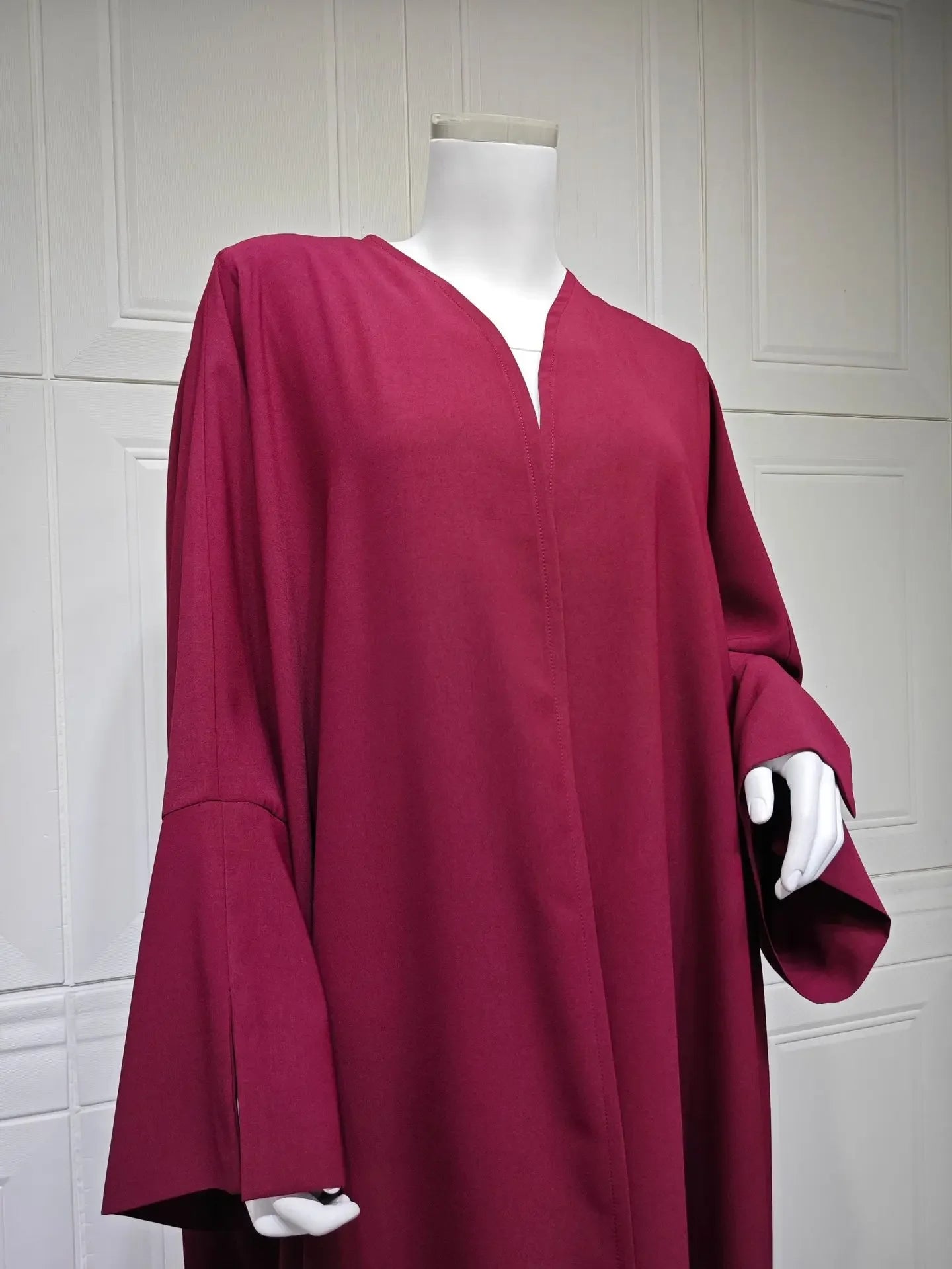 Abaya musulmane Eid pour femmes, cardigan à lacets, robes caftan solides, robe Jalabiya Ramadan, abayas ouvertes de Dubaï, robe éducative, 2025