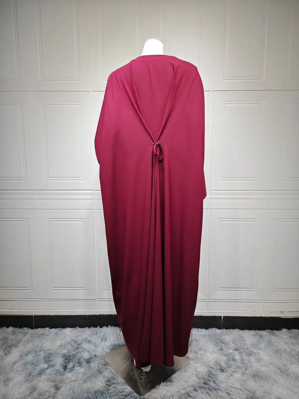 Abaya musulmane Eid pour femmes, cardigan à lacets, robes caftan solides, robe Jalabiya Ramadan, abayas ouvertes de Dubaï, robe éducative, 2025