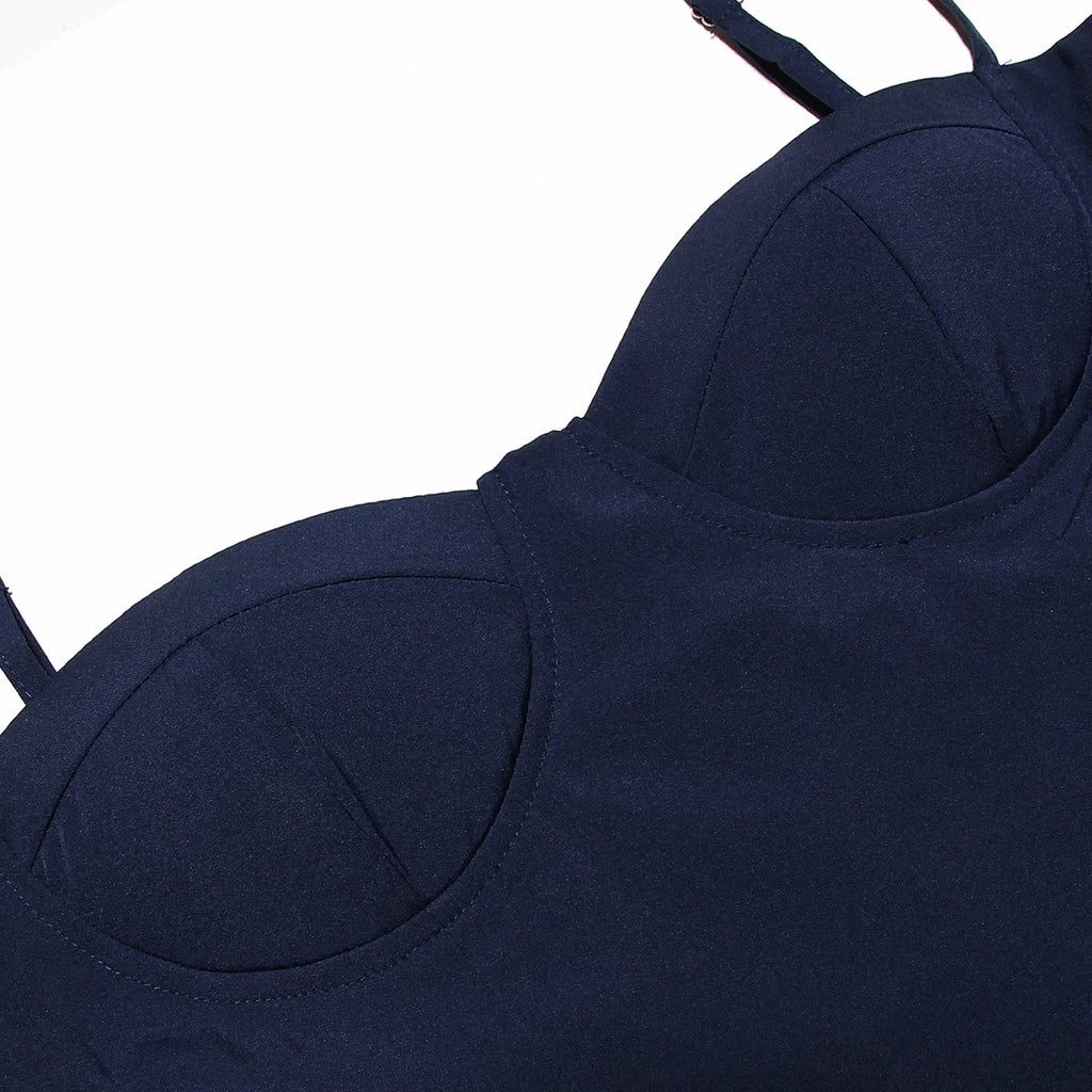 Suninheart Spaghetti sangle robes de soirée d'été 2025 nouveautés Fit et Flare robe mi-longue élégante robe de Date de nuit rouge