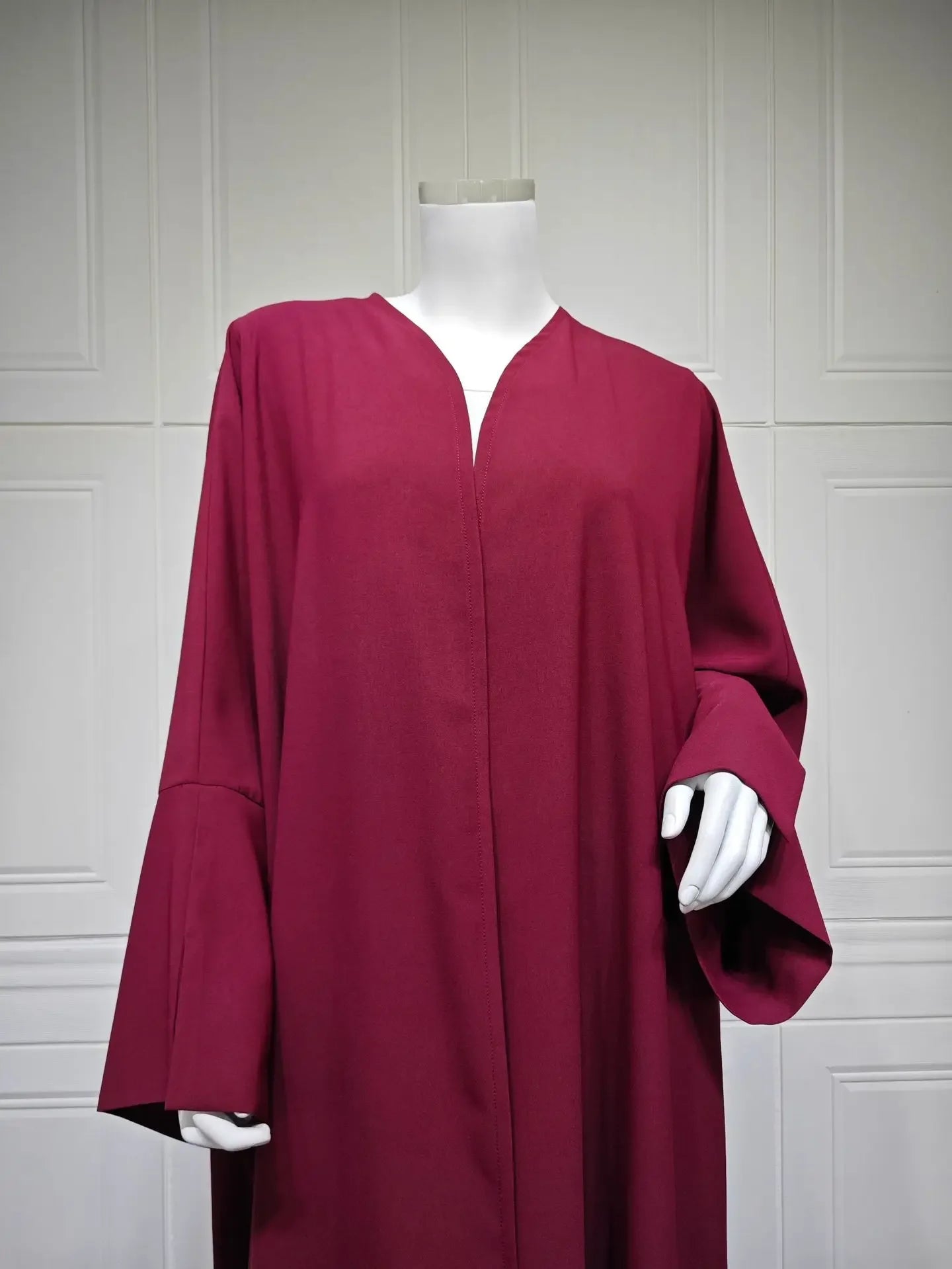 Abaya musulmane Eid pour femmes, cardigan à lacets, robes caftan solides, robe Jalabiya Ramadan, abayas ouvertes de Dubaï, robe éducative, 2025