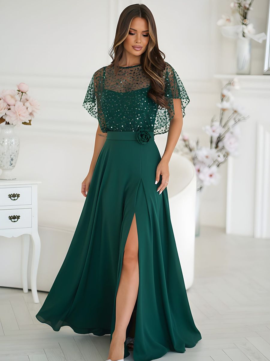 Long dress model 219686 Bicotone-0